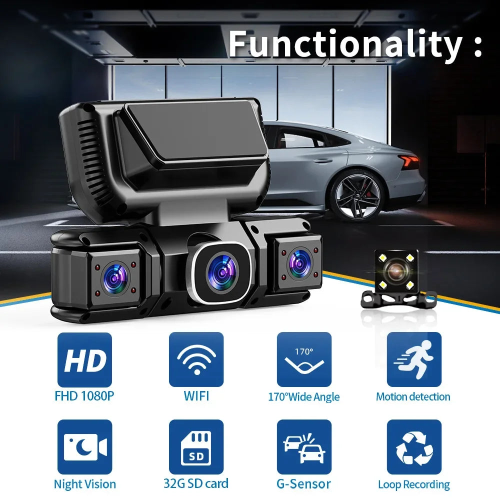 Caméra de Tableau de Bord Sans Fil (Wireless Dash Cam) avec Wi-Fi MMB Shop